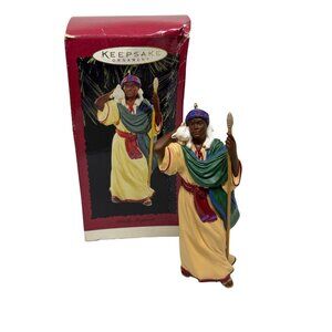 VTG Hallmark Keepsake Ornament Kindly Shepherd 1996 Handcrafted Christmas Decor